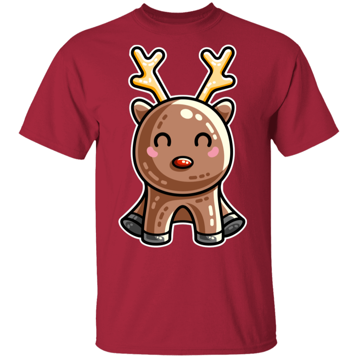 T-Shirts Cardinal / S Kawaii Reindeer T-Shirt