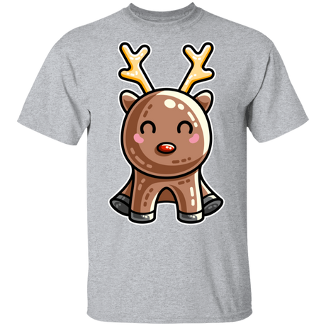T-Shirts Sport Grey / S Kawaii Reindeer T-Shirt