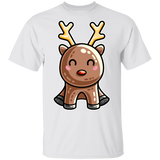 T-Shirts White / S Kawaii Reindeer T-Shirt