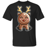 T-Shirts Black / YXS Kawaii Reindeer Youth T-Shirt