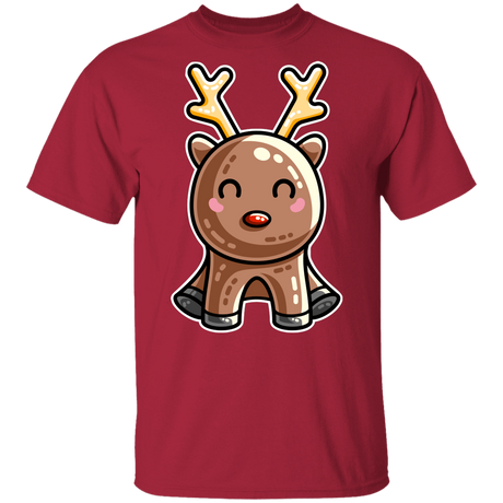 T-Shirts Cardinal / YXS Kawaii Reindeer Youth T-Shirt