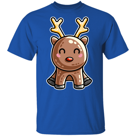 T-Shirts Royal / YXS Kawaii Reindeer Youth T-Shirt