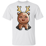 T-Shirts White / YXS Kawaii Reindeer Youth T-Shirt