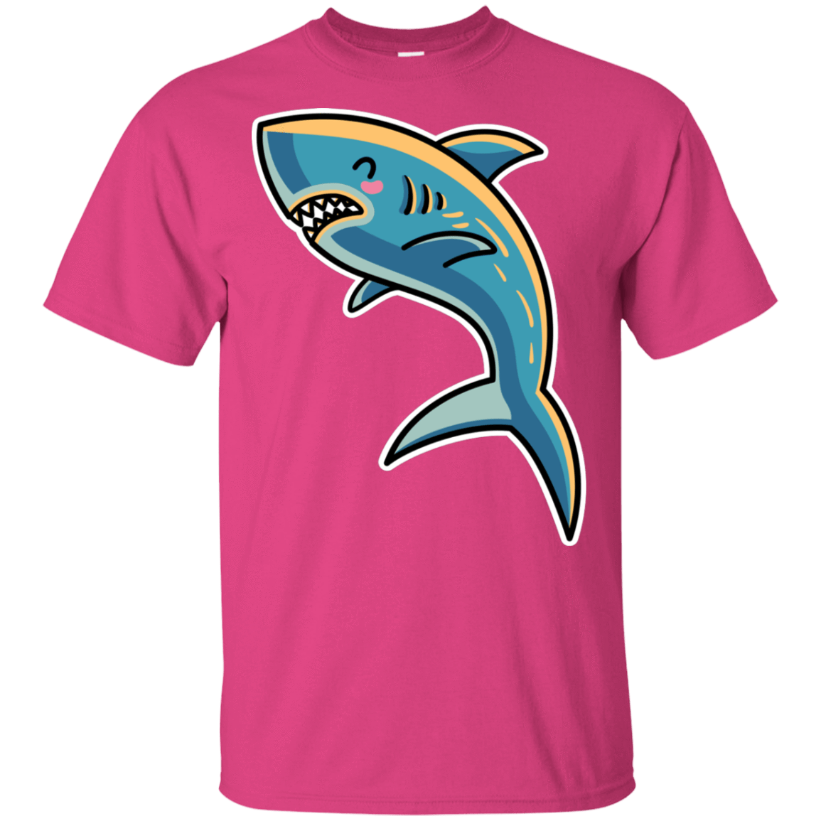 T-Shirts Heliconia / S Kawaii Shark T-Shirt