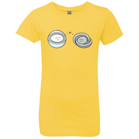 T-Shirts Vibrant Yellow / YXS Kawaii Timeless Mothership and Lifeboat Girls Premium T-Shirt