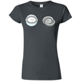 T-Shirts Charcoal / S Kawaii Timeless Mothership and Lifeboat Junior Slimmer-Fit T-Shirt