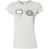T-Shirts White / S Kawaii Timeless Mothership and Lifeboat Junior Slimmer-Fit T-Shirt