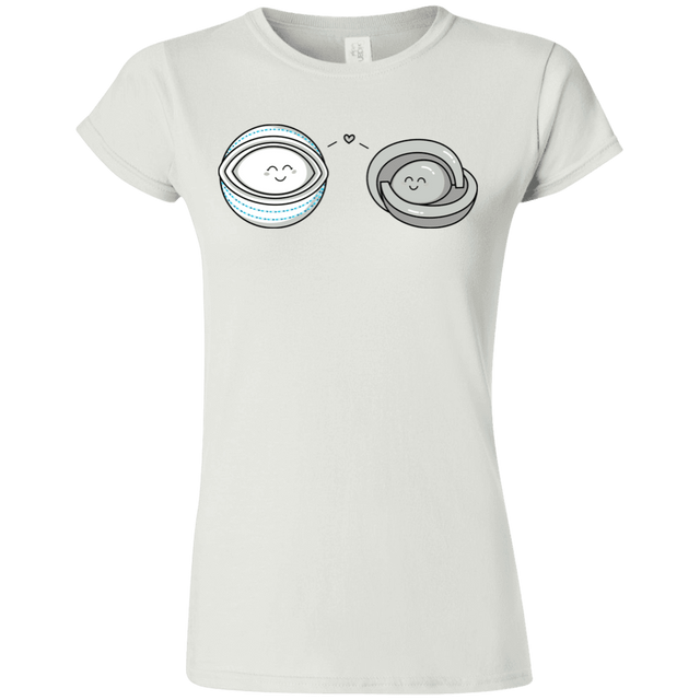 T-Shirts White / S Kawaii Timeless Mothership and Lifeboat Junior Slimmer-Fit T-Shirt