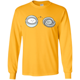 T-Shirts Gold / S Kawaii Timeless Mothership and Lifeboat Men's Long Sleeve T-Shirt