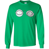 T-Shirts Irish Green / S Kawaii Timeless Mothership and Lifeboat Men's Long Sleeve T-Shirt