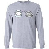 T-Shirts Sport Grey / S Kawaii Timeless Mothership and Lifeboat Men's Long Sleeve T-Shirt