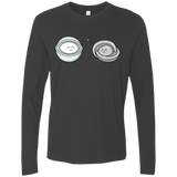 T-Shirts Heavy Metal / S Kawaii Timeless Mothership and Lifeboat Men's Premium Long Sleeve