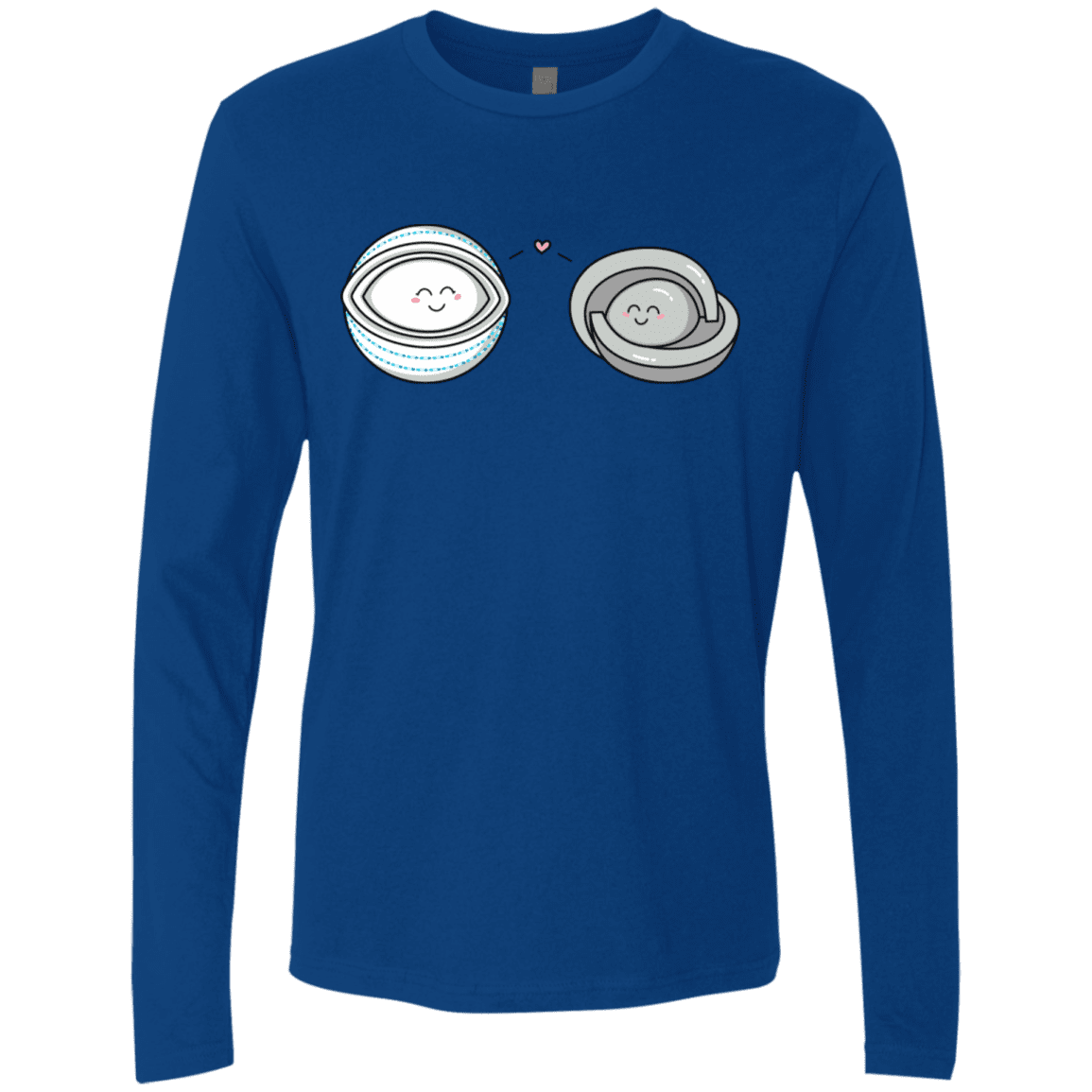 T-Shirts Royal / S Kawaii Timeless Mothership and Lifeboat Men's Premium Long Sleeve