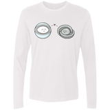 T-Shirts White / S Kawaii Timeless Mothership and Lifeboat Men's Premium Long Sleeve