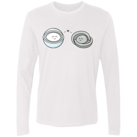 T-Shirts White / S Kawaii Timeless Mothership and Lifeboat Men's Premium Long Sleeve