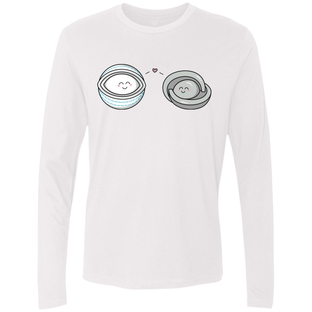 T-Shirts White / S Kawaii Timeless Mothership and Lifeboat Men's Premium Long Sleeve