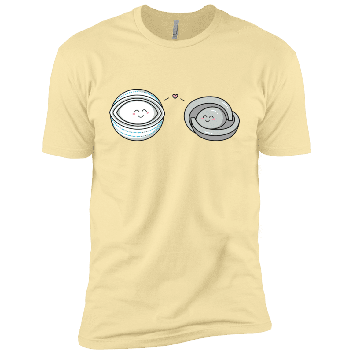 T-Shirts Banana Cream / X-Small Kawaii Timeless Mothership and Lifeboat Men's Premium T-Shirt