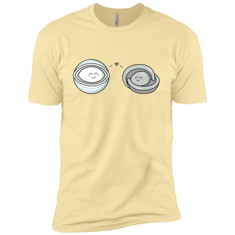 T-Shirts Banana Cream / X-Small Kawaii Timeless Mothership and Lifeboat Men's Premium T-Shirt