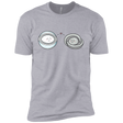 T-Shirts Heather Grey / X-Small Kawaii Timeless Mothership and Lifeboat Men's Premium T-Shirt