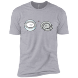 T-Shirts Heather Grey / X-Small Kawaii Timeless Mothership and Lifeboat Men's Premium T-Shirt