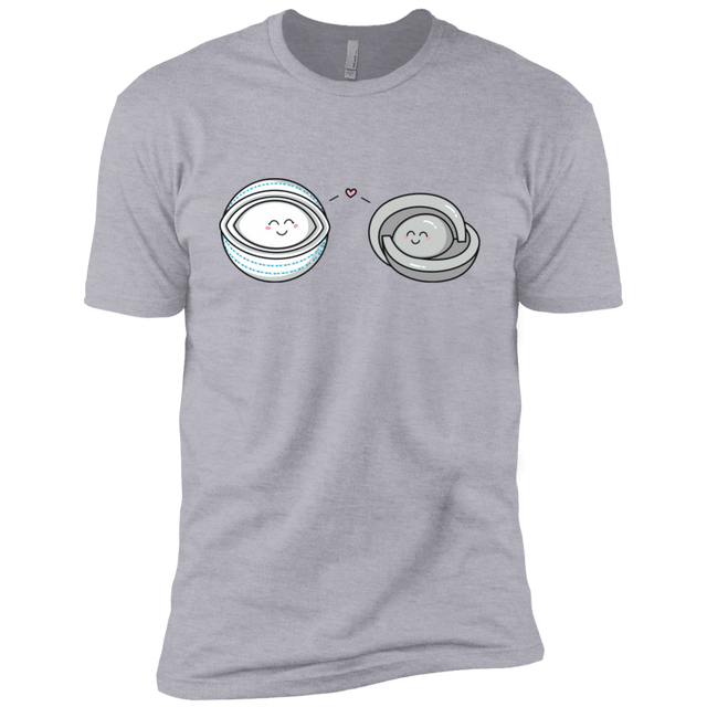 T-Shirts Heather Grey / X-Small Kawaii Timeless Mothership and Lifeboat Men's Premium T-Shirt