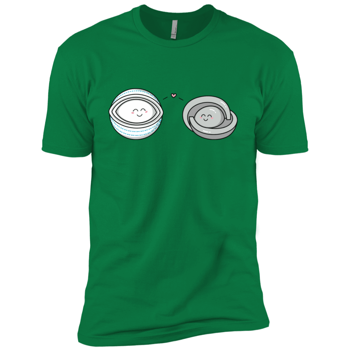 T-Shirts Kelly Green / X-Small Kawaii Timeless Mothership and Lifeboat Men's Premium T-Shirt