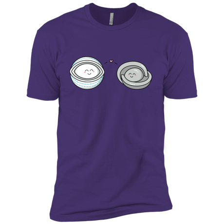 T-Shirts Purple Rush/ / X-Small Kawaii Timeless Mothership and Lifeboat Men's Premium T-Shirt