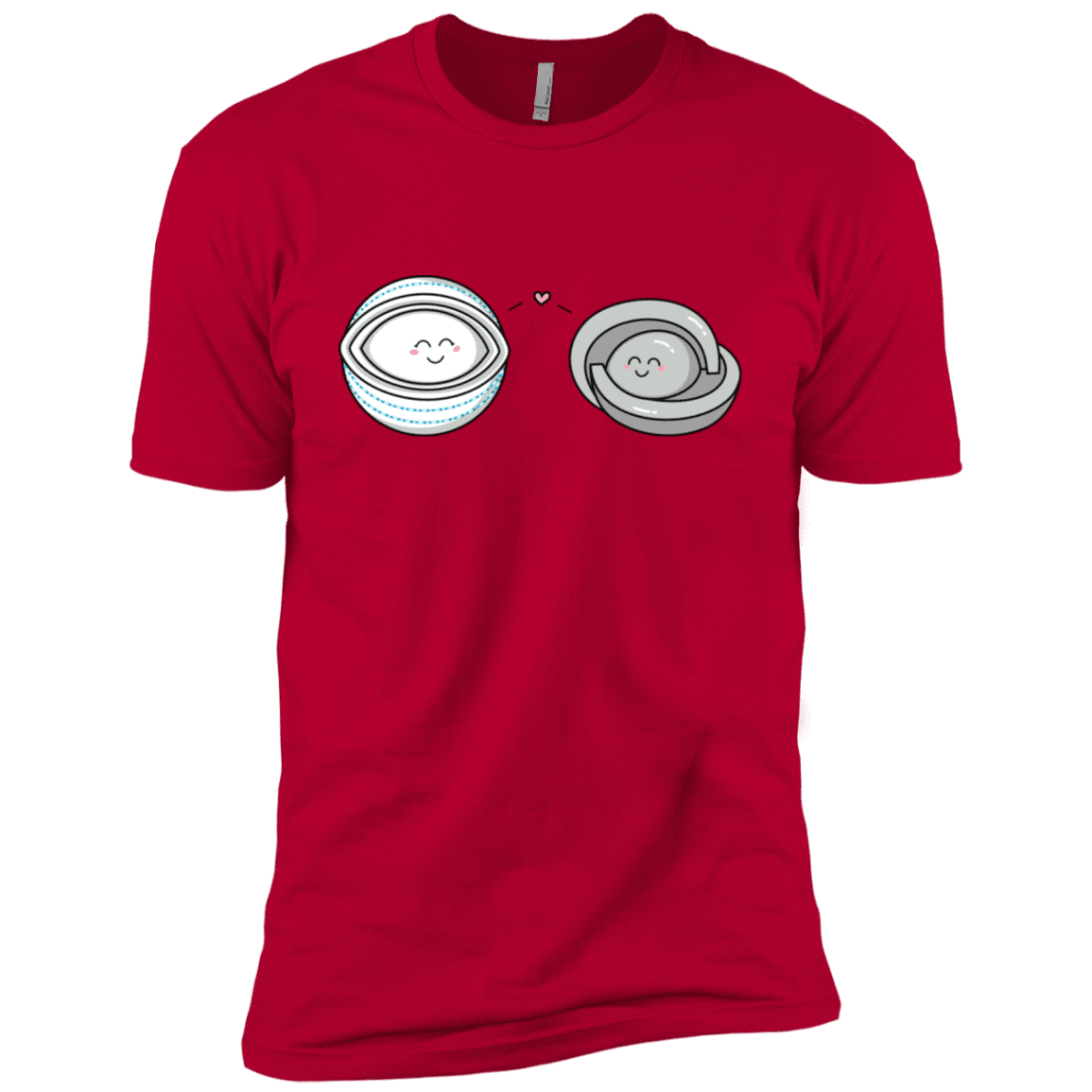 T-Shirts Red / X-Small Kawaii Timeless Mothership and Lifeboat Men's Premium T-Shirt