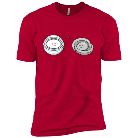T-Shirts Red / X-Small Kawaii Timeless Mothership and Lifeboat Men's Premium T-Shirt