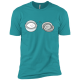 T-Shirts Tahiti Blue / X-Small Kawaii Timeless Mothership and Lifeboat Men's Premium T-Shirt