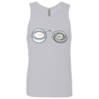 T-Shirts Heather Grey / S Kawaii Timeless Mothership and Lifeboat Men's Premium Tank Top