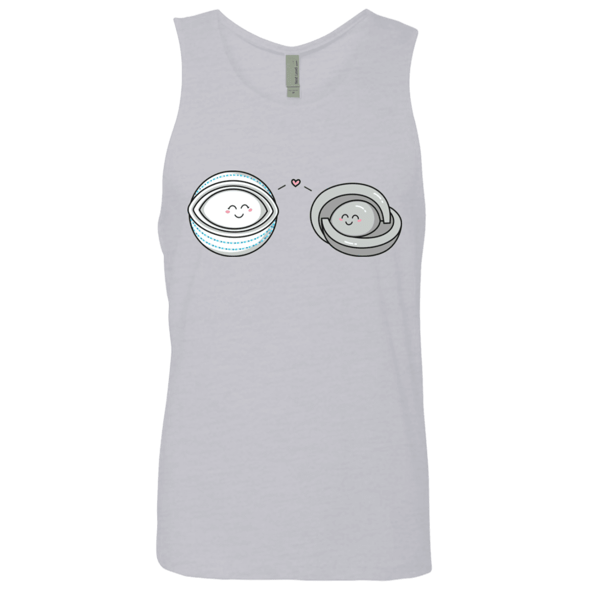 T-Shirts Heather Grey / S Kawaii Timeless Mothership and Lifeboat Men's Premium Tank Top