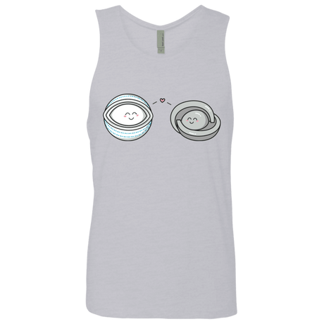 T-Shirts Heather Grey / S Kawaii Timeless Mothership and Lifeboat Men's Premium Tank Top