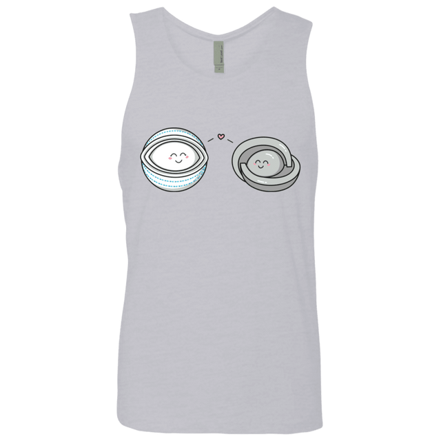 T-Shirts Heather Grey / S Kawaii Timeless Mothership and Lifeboat Men's Premium Tank Top