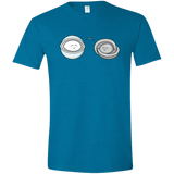 T-Shirts Antique Sapphire / S Kawaii Timeless Mothership and Lifeboat Men's Semi-Fitted Softstyle