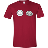 T-Shirts Cardinal Red / S Kawaii Timeless Mothership and Lifeboat Men's Semi-Fitted Softstyle
