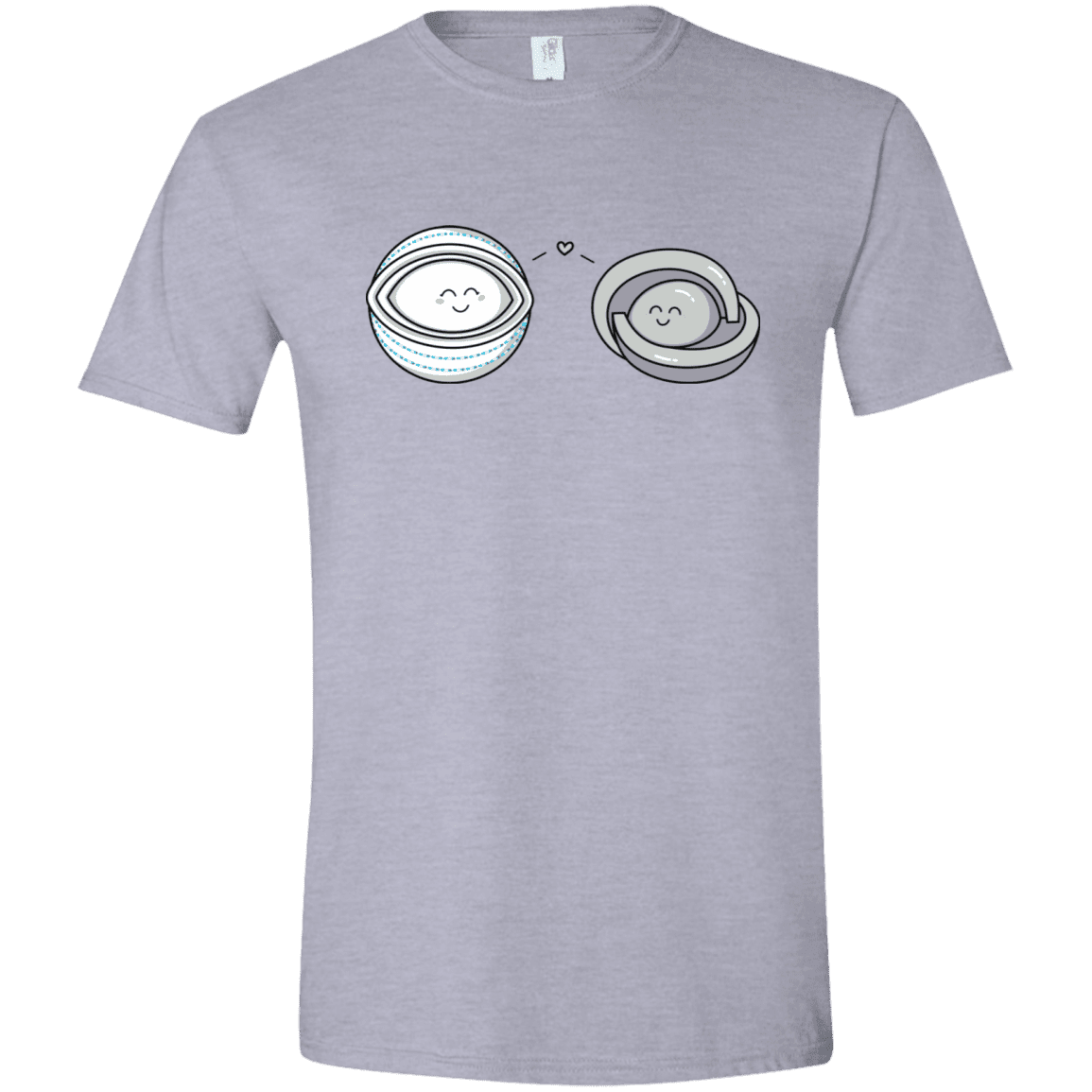 T-Shirts Sport Grey / X-Small Kawaii Timeless Mothership and Lifeboat Men's Semi-Fitted Softstyle