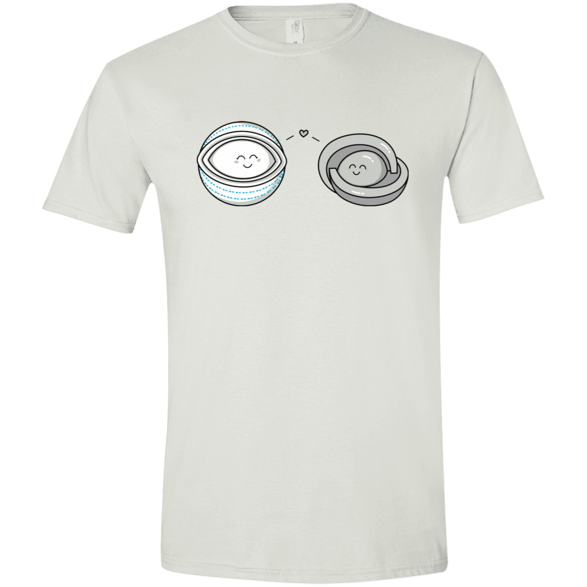 T-Shirts White / X-Small Kawaii Timeless Mothership and Lifeboat Men's Semi-Fitted Softstyle