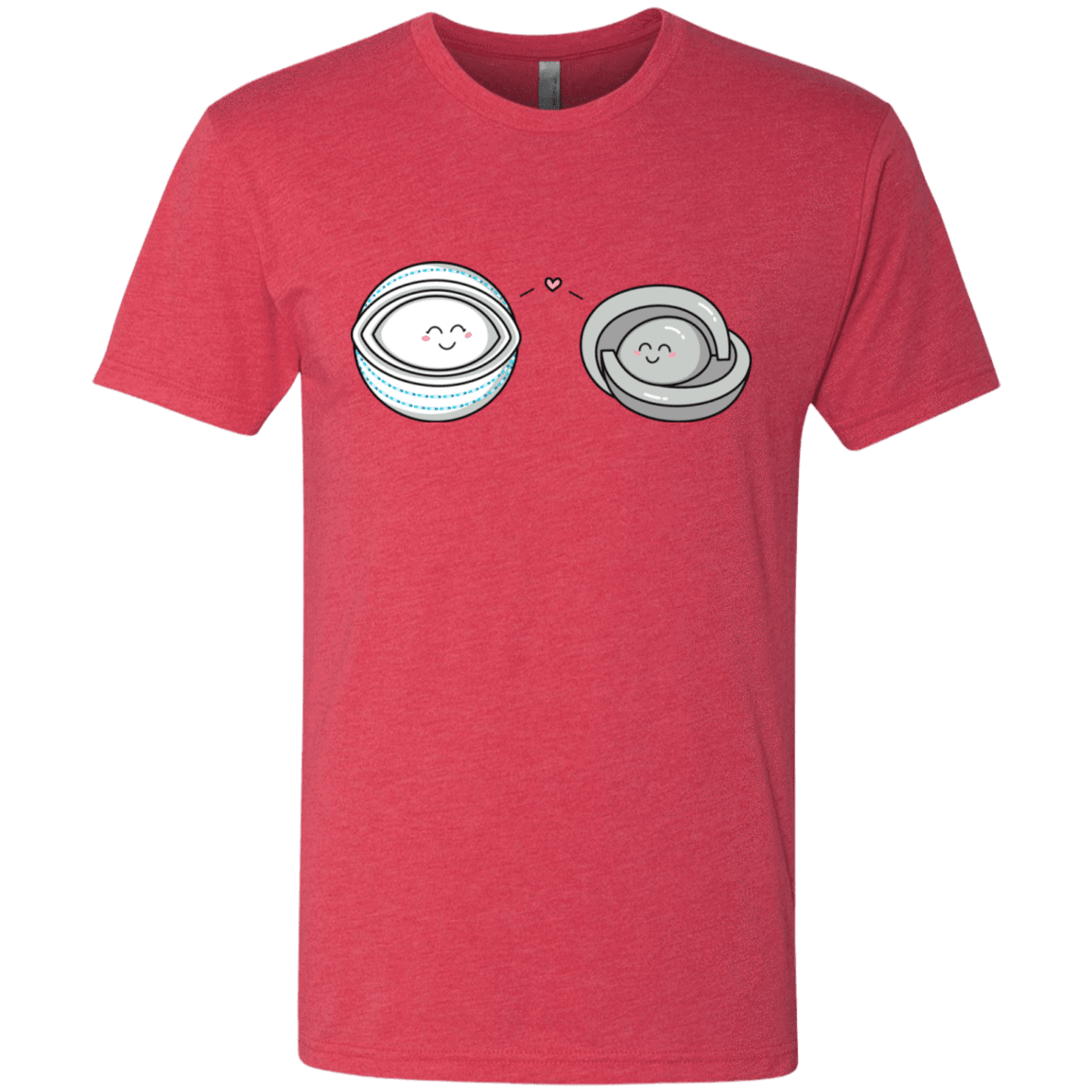 T-Shirts Vintage Red / S Kawaii Timeless Mothership and Lifeboat Men's Triblend T-Shirt