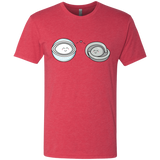 T-Shirts Vintage Red / S Kawaii Timeless Mothership and Lifeboat Men's Triblend T-Shirt