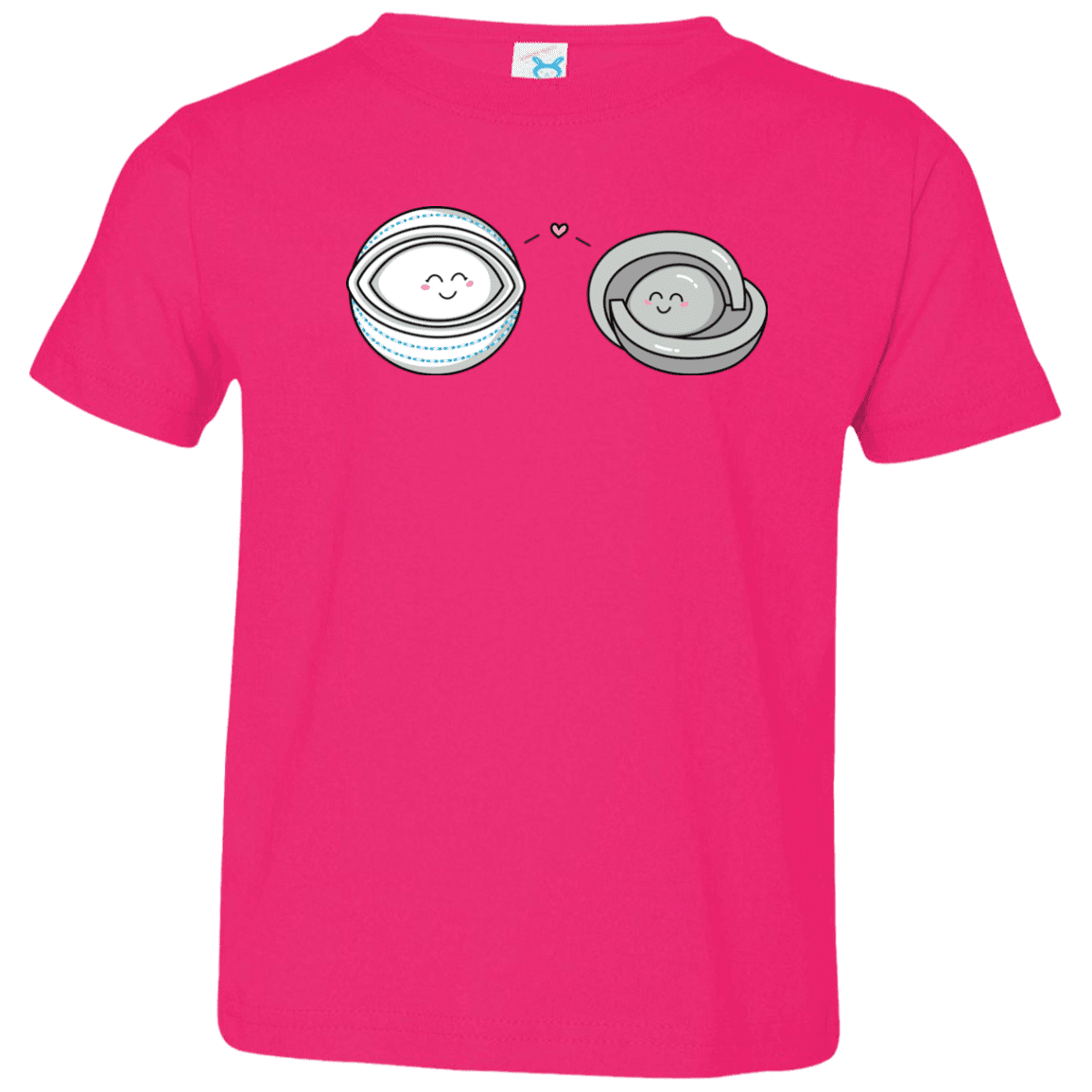 T-Shirts Hot Pink / 2T Kawaii Timeless Mothership and Lifeboat Toddler Premium T-Shirt