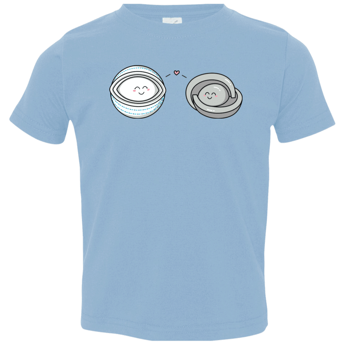 T-Shirts Light Blue / 2T Kawaii Timeless Mothership and Lifeboat Toddler Premium T-Shirt