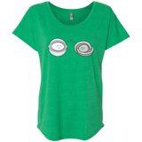 T-Shirts Envy / X-Small Kawaii Timeless Mothership and Lifeboat Triblend Dolman Sleeve