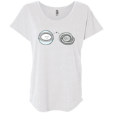 T-Shirts Heather White / X-Small Kawaii Timeless Mothership and Lifeboat Triblend Dolman Sleeve