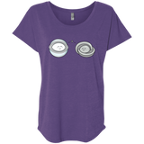 T-Shirts Purple Rush / X-Small Kawaii Timeless Mothership and Lifeboat Triblend Dolman Sleeve