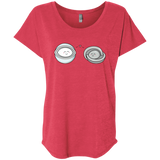 T-Shirts Vintage Red / X-Small Kawaii Timeless Mothership and Lifeboat Triblend Dolman Sleeve