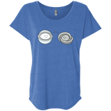 T-Shirts Vintage Royal / X-Small Kawaii Timeless Mothership and Lifeboat Triblend Dolman Sleeve