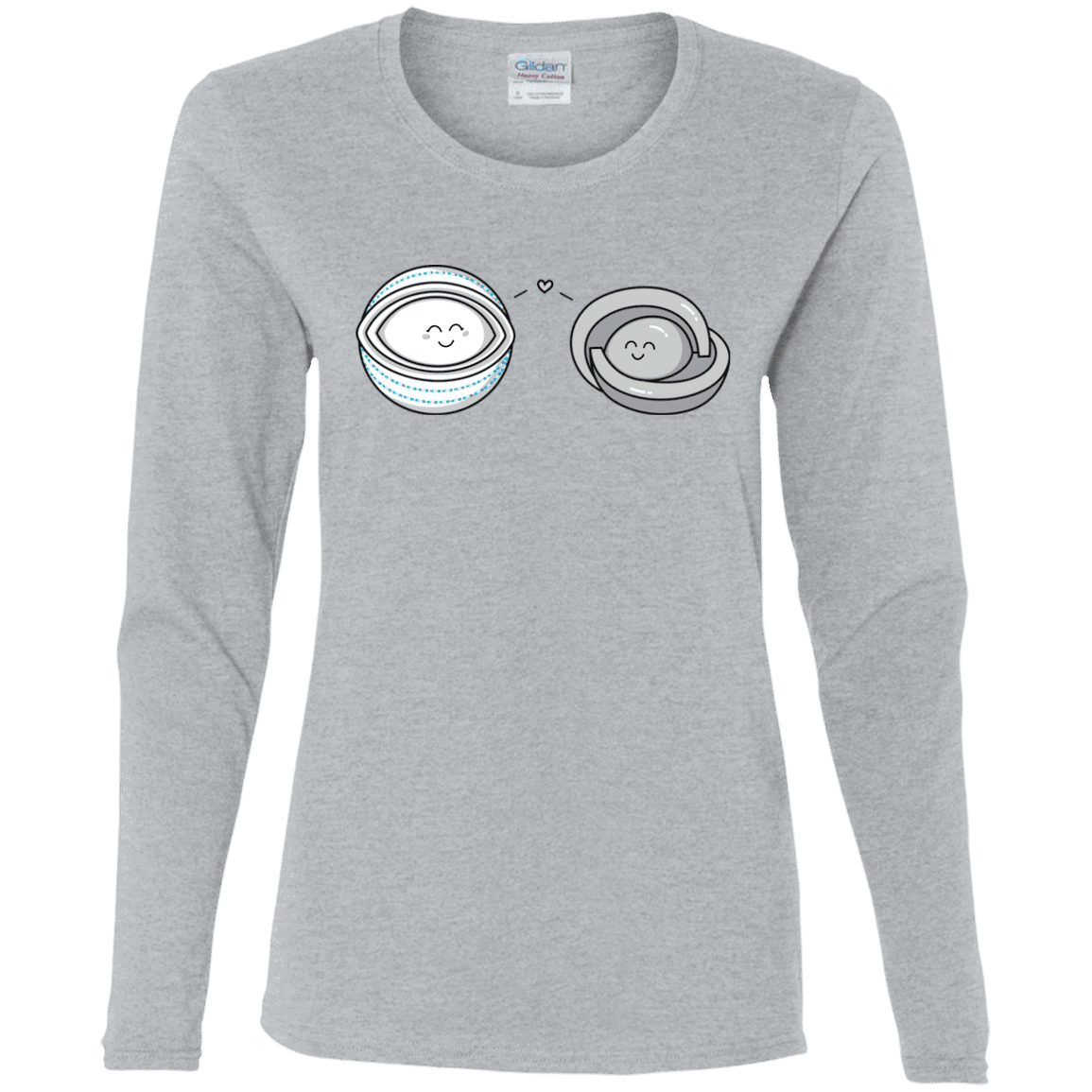 T-Shirts Sport Grey / S Kawaii Timeless Mothership and Lifeboat Women's Long Sleeve T-Shirt