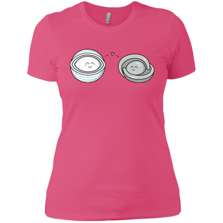 T-Shirts Hot Pink / X-Small Kawaii Timeless Mothership and Lifeboat Women's Premium T-Shirt