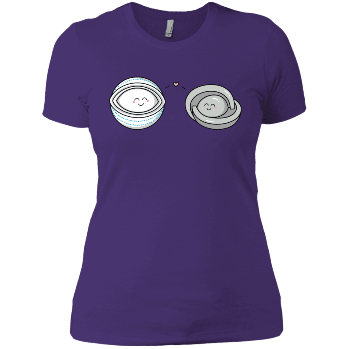 T-Shirts Purple Rush/ / X-Small Kawaii Timeless Mothership and Lifeboat Women's Premium T-Shirt